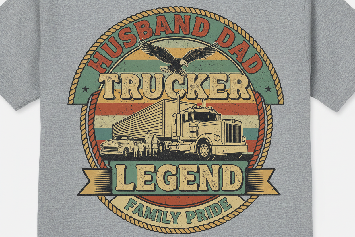 Best Gifts for Trucker Dads: T-Shirts He'll Actually Wear
