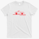 1958 1959 Chevrolet Pickup Truck Graphic T-Shirt - White