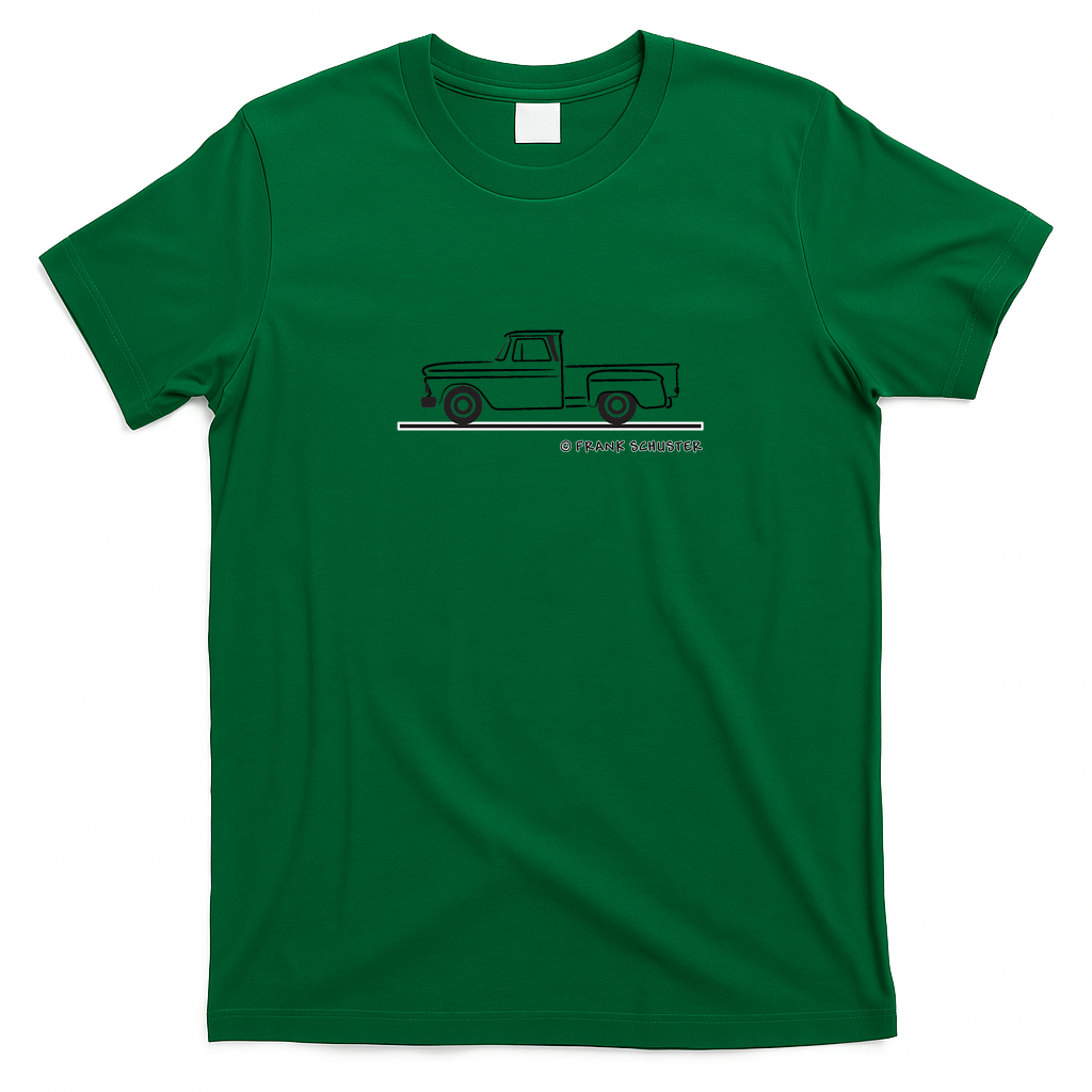 1964 Chevrolet Pickup Truck Classic Logo T-Shirt - Irish Green
