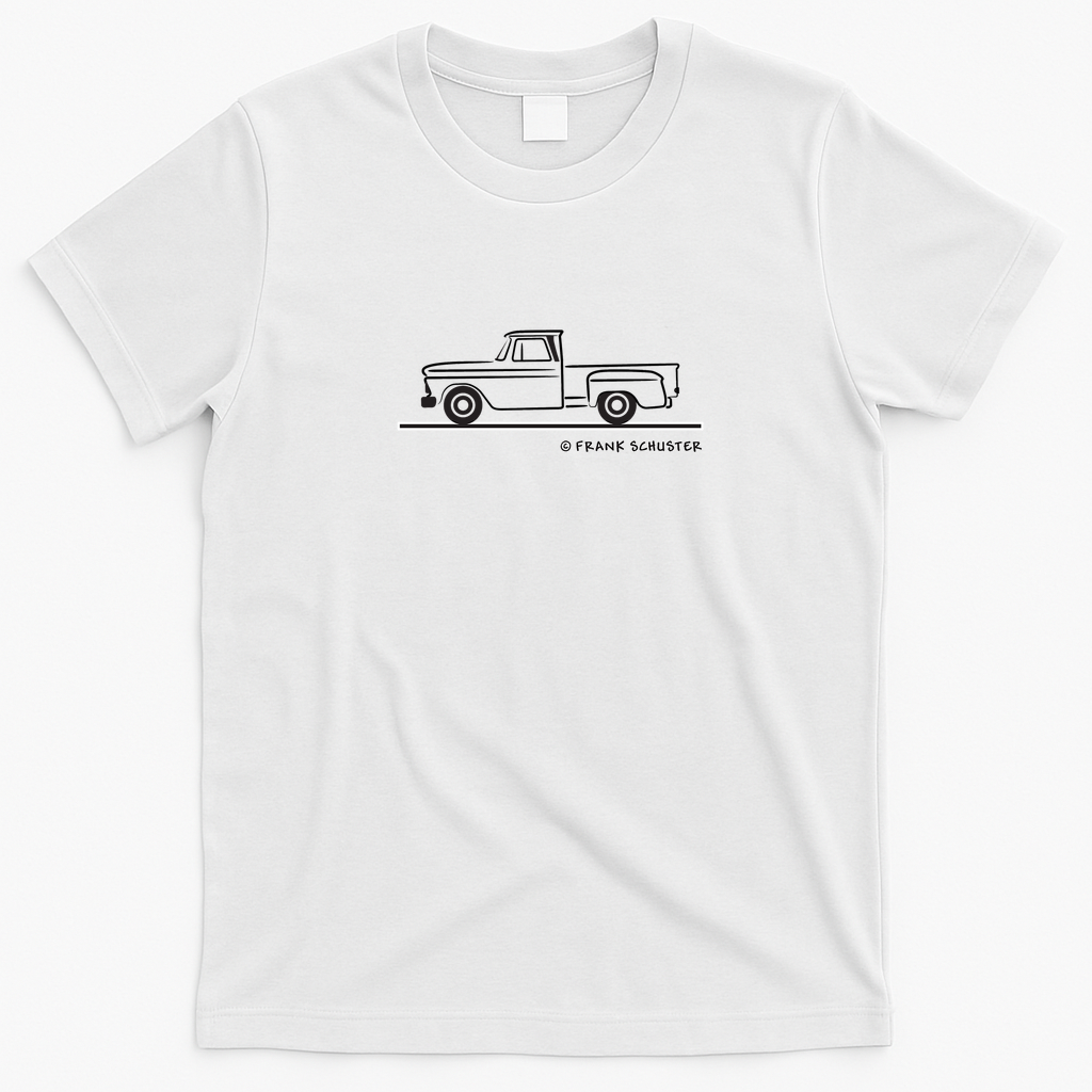 1964 Chevrolet Pickup Truck Classic Logo T-Shirt - White