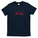 1951 Chevrolet Pickup Truck Graphic T-Shirt - Navy Blue