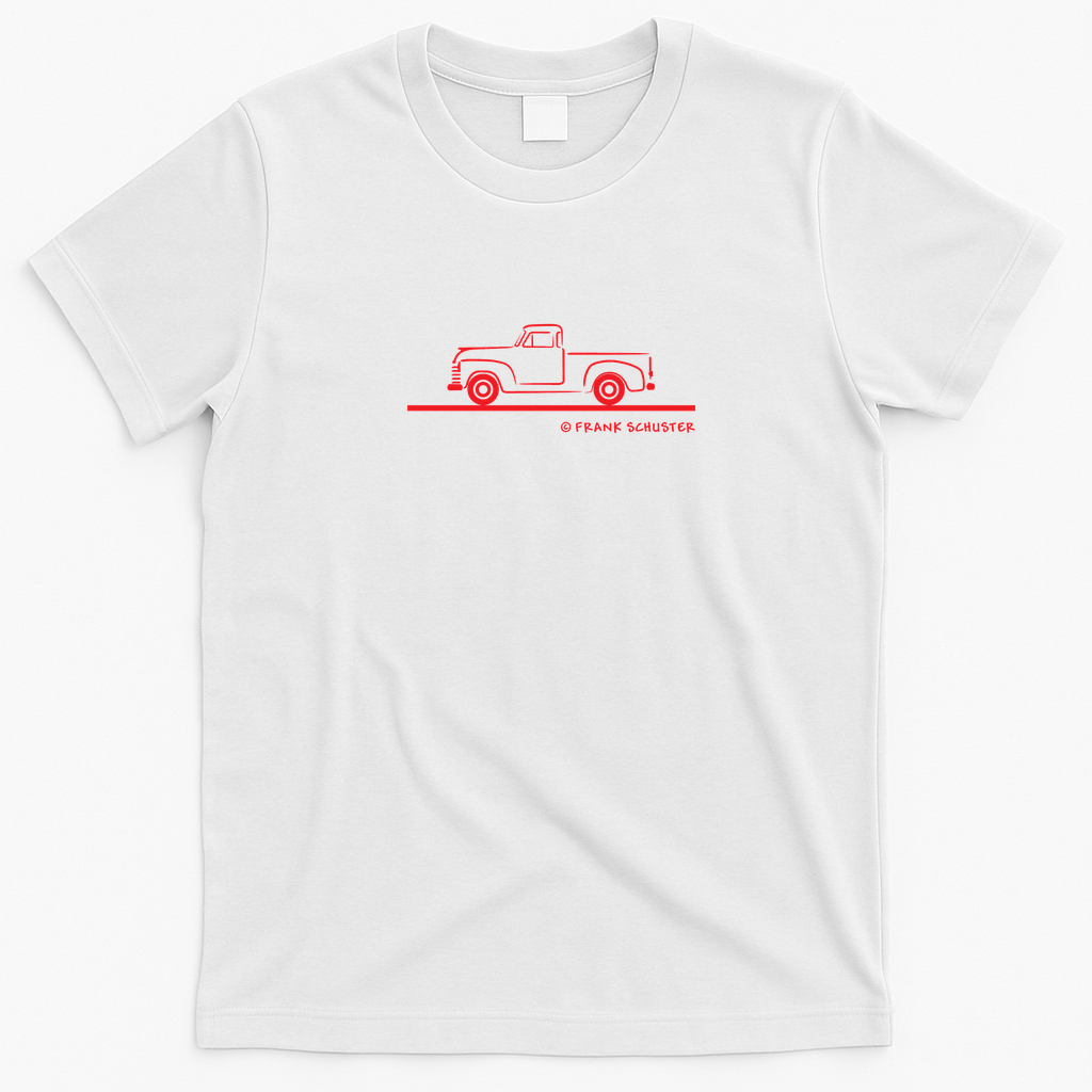 1951 Chevrolet Pickup Truck Graphic T-Shirt - White