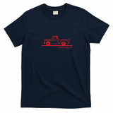1964 Chevrolet Pickup Truck Graphic T-Shirt - Navy Blue