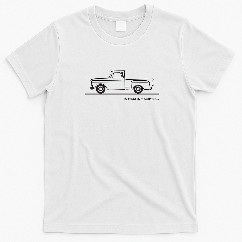 1964 Chevrolet Pickup Truck Retro Graphic Tee - White