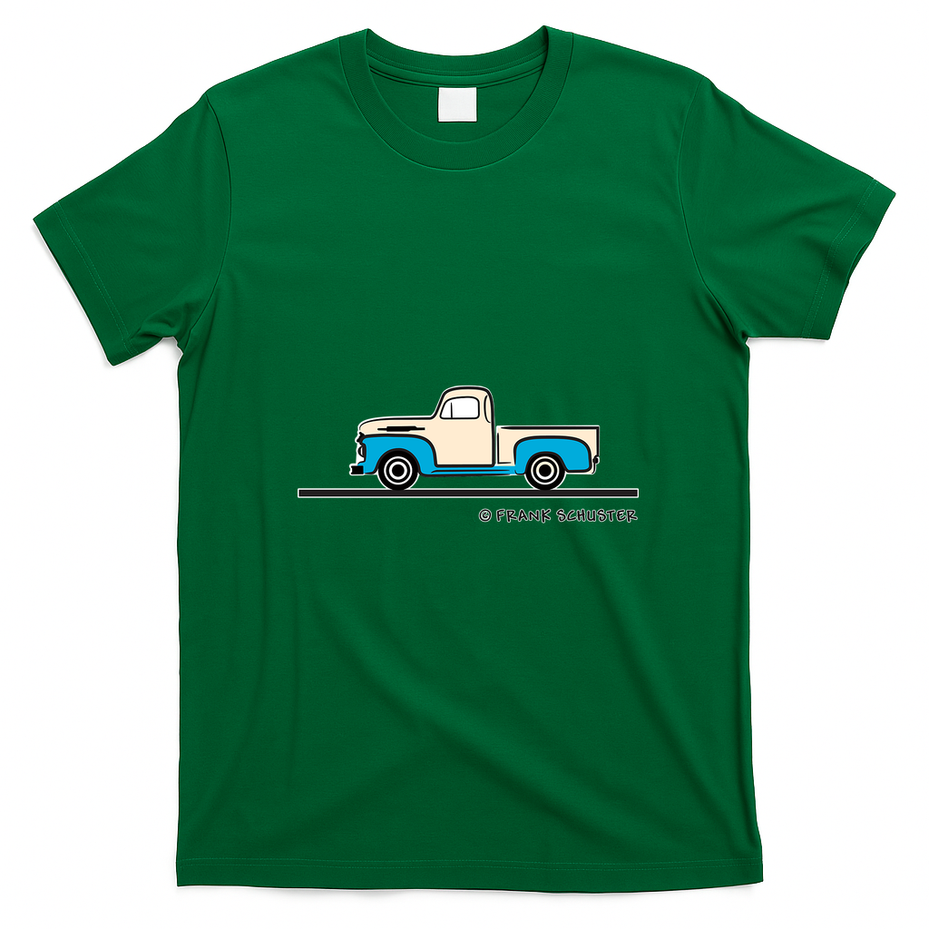 1952 Ford Pickup Truck Graphic T-Shirt - Irish Green