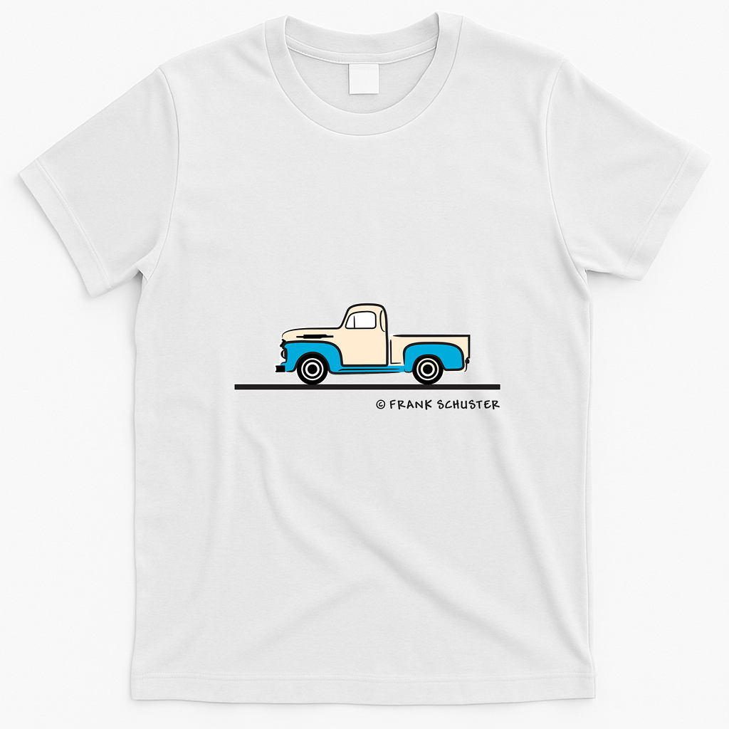 1952 Ford Pickup Truck Graphic T-Shirt - White