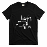 18-Wheeler OTR Truck Driver T-Shirt - Black