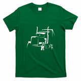 18-Wheeler OTR Truck Driver T-Shirt - Irish Green
