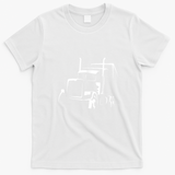 18-Wheeler OTR Truck Driver T-Shirt - White
