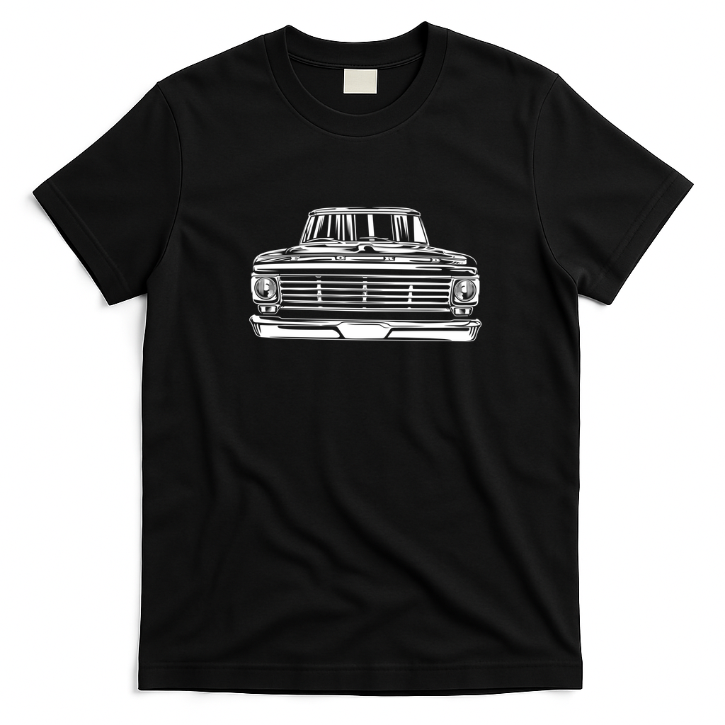 1967 Ford F-100 Pickup Truck T-Shirt - Black