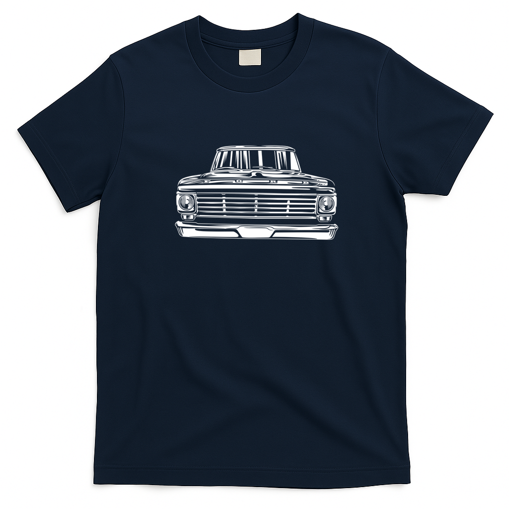 1967 Ford F-100 Pickup Truck T-Shirt - Navy Blue