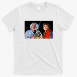 88 MPH Retro Time Machine T-Shirt - White
