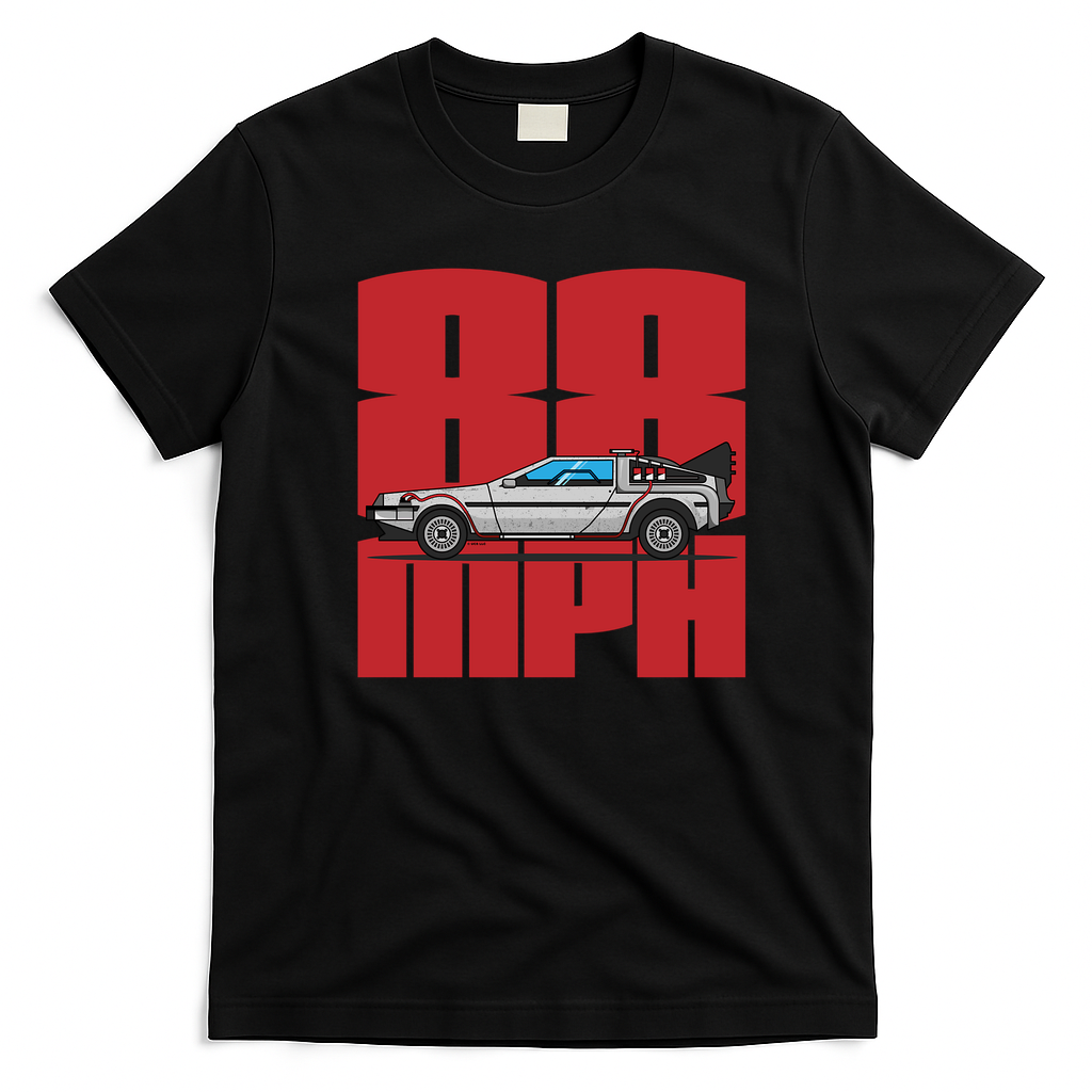 88 MPH Graphic T-Shirt - Black