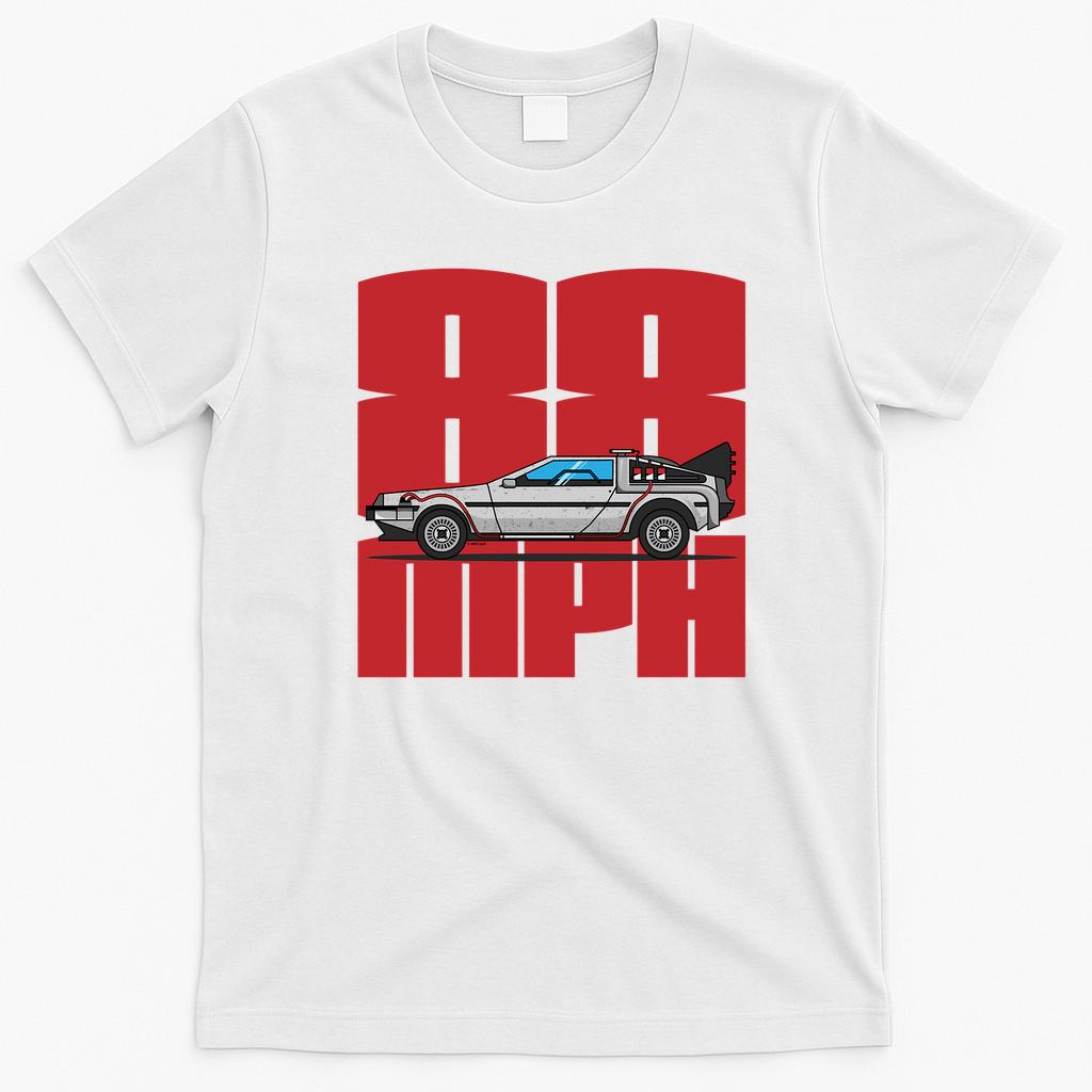 88 MPH Graphic T-Shirt - White