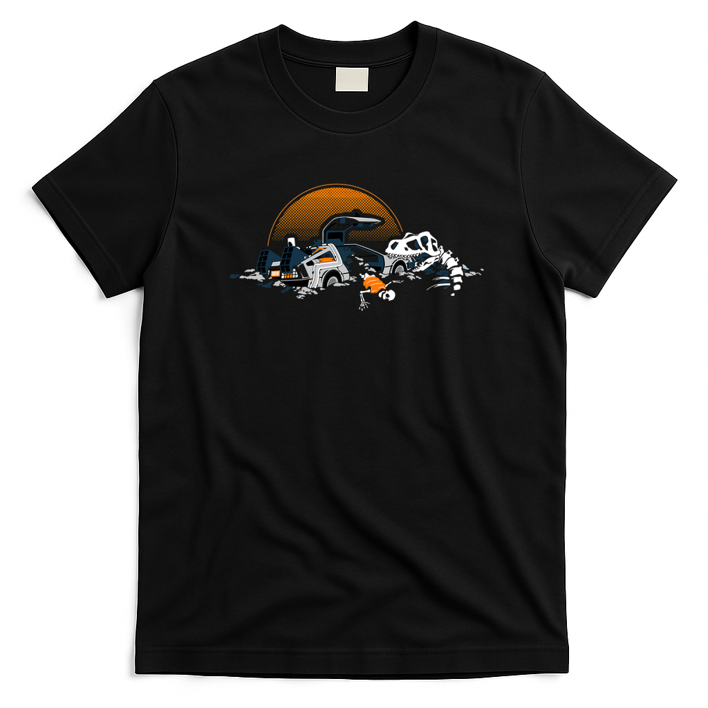 88 Million Years Ago Retro T-Shirt - Black