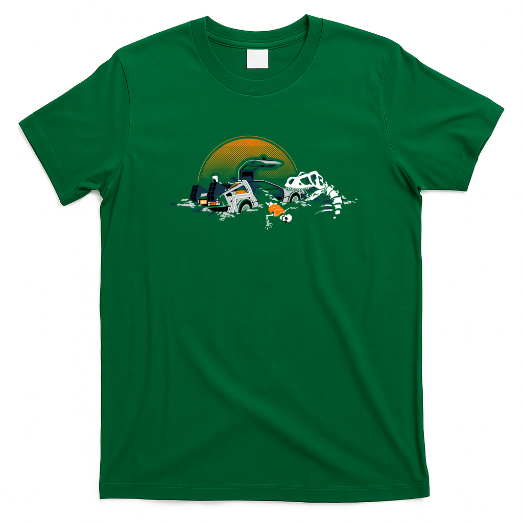 88 Million Years Ago Retro T-Shirt - Irish Green