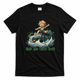Off-Road Green Van Adventure T-Shirt - Black