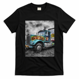 American Circus Truck Graphic T-Shirt - Black