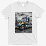American Circus Truck Graphic T-Shirt - White