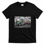 American Circus Truck Vintage T-Shirt - Black