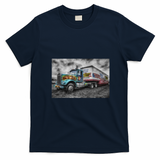 American Circus Truck Vintage T-Shirt - Navy Blue