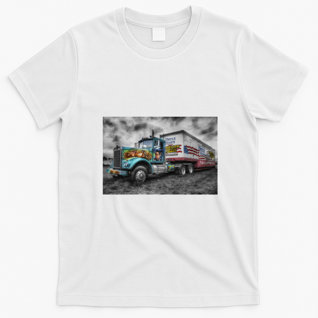 American Circus Truck Vintage T-Shirt - White