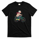 Albert Einstein Atomic Bicycle T-Shirt - Black