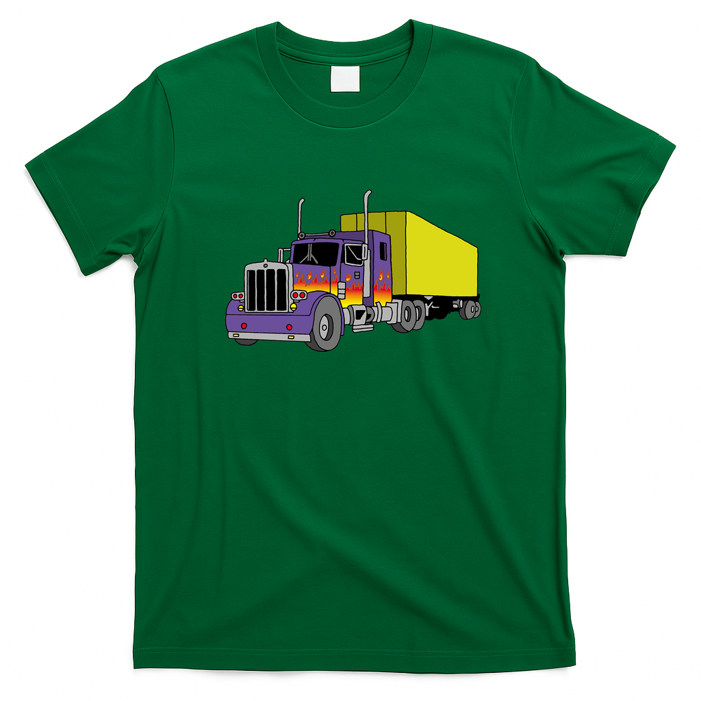 American Truck Vintage Graphic Tee - Irish Green