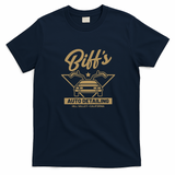 Biff’s Auto Detailing Retro Graphic Tee – Edition 2 - Navy Blue