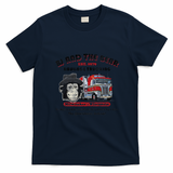 BJ and the Bear Vintage Trucker Tee - Navy Blue