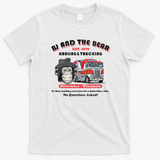 BJ and the Bear Worn Trucking T-Shirt - White