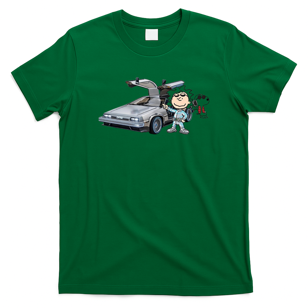 Back to Charlie Retro Graphic Tee - Irish Green