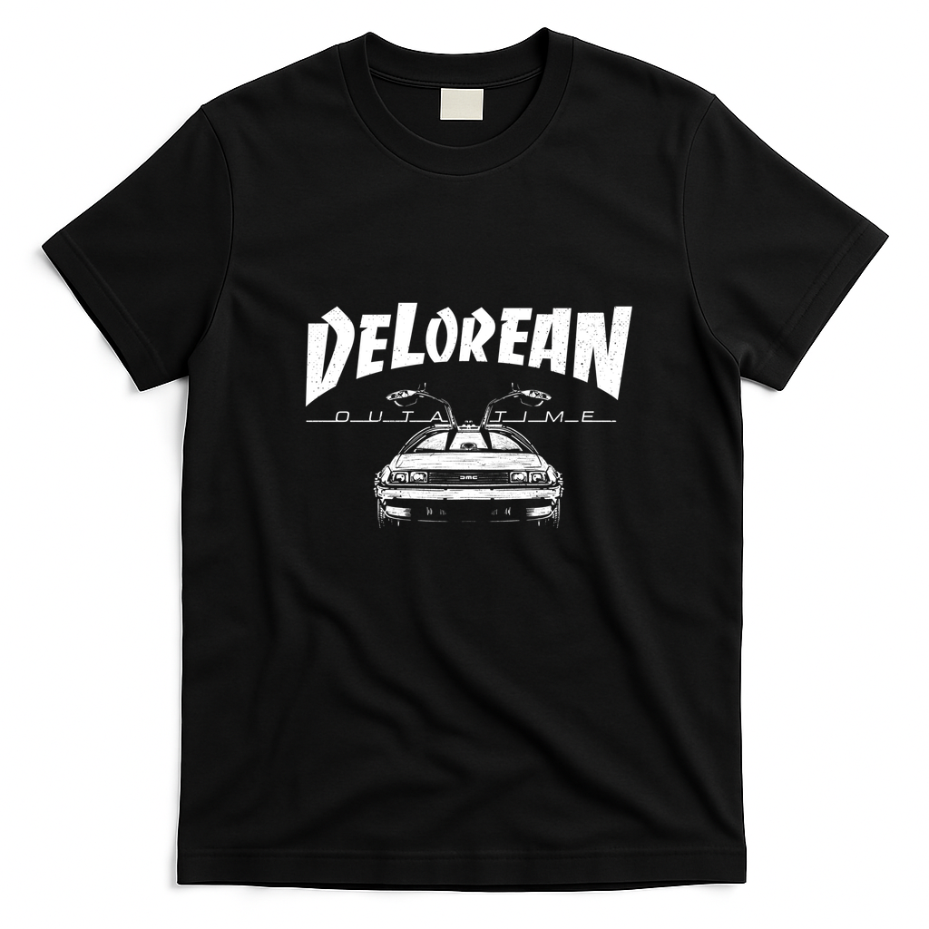 Back to Classic Retro Graphic Tee - Black