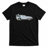 Busted: DeLorean DMC-12 Graphic T-Shirt - Black
