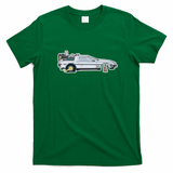Busted: DeLorean DMC-12 Graphic T-Shirt - Irish Green