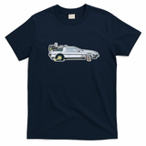 Busted: DeLorean DMC-12 Graphic T-Shirt - Navy Blue