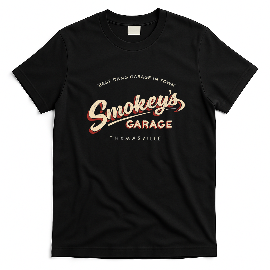 Best Dang Garage in Town T-Shirt - Black