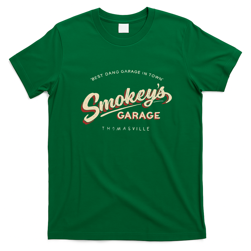 Best Dang Garage in Town T-Shirt - Irish Green