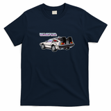 BTTF DeLorean Graphic T-Shirt - Navy Blue