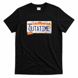 Back to the Future Time Machine License Plate Tee - Black