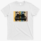 Back to the Future DMC DeLorean Old-School T-Shirt - White