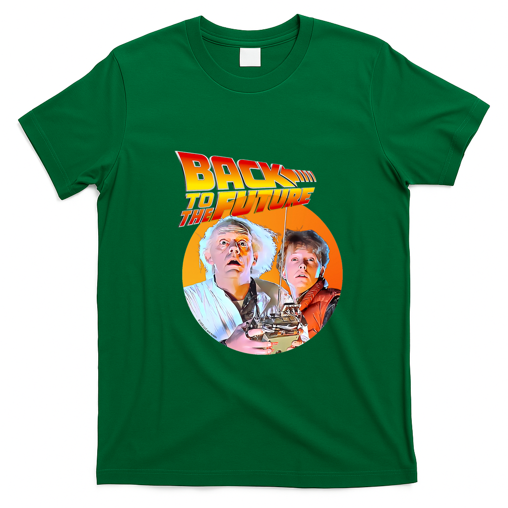 Back to the Future - 88 MPH Graphic T-Shirt - Irish Green