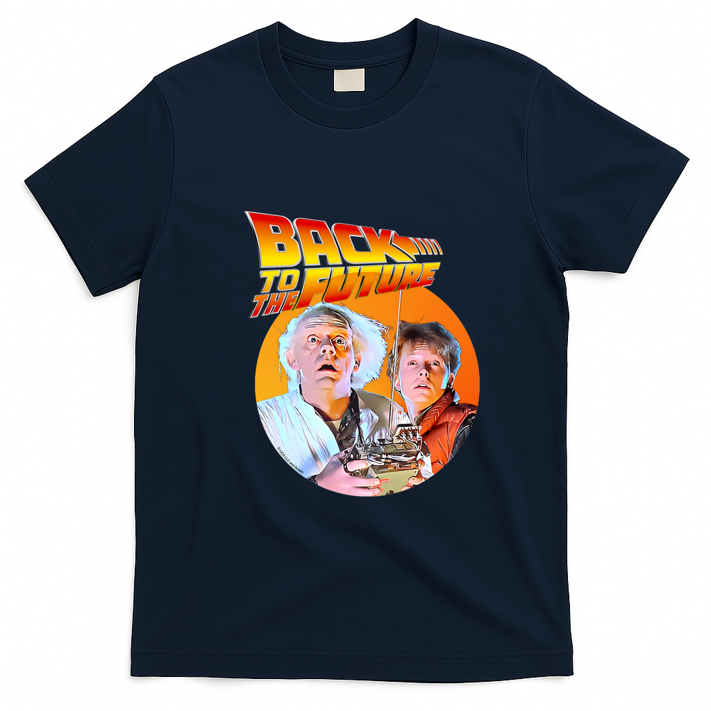 Back to the Future - 88 MPH Graphic T-Shirt - Navy Blue