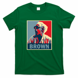 Doc Brown Back to the Future Retro Graphic Tee - Irish Green