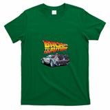 Back to the Future DMC DeLorean Graphic T-Shirt - Irish Green