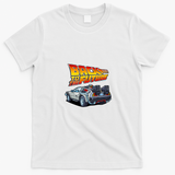 Back to the Future DMC DeLorean Graphic T-Shirt - White