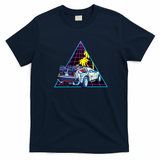Back to the Future DMC DeLorean Bold Graphic Tee - Navy Blue