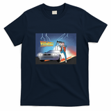 Back to the Future (‘85) Retro Graphic Tee - Navy Blue