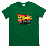 Back to the Future Time Machine Graphic T-Shirt - Irish Green