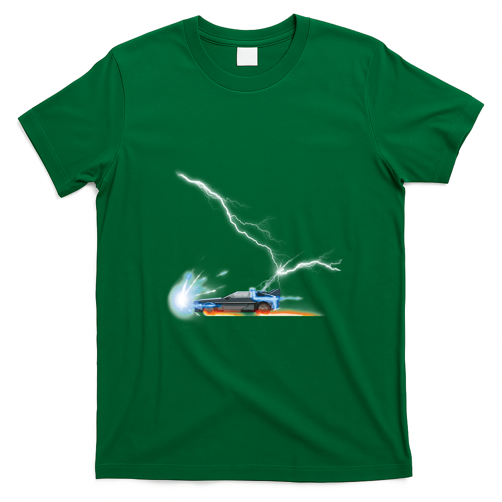 Back to the Future Old-School T-Shirt - Irish Green